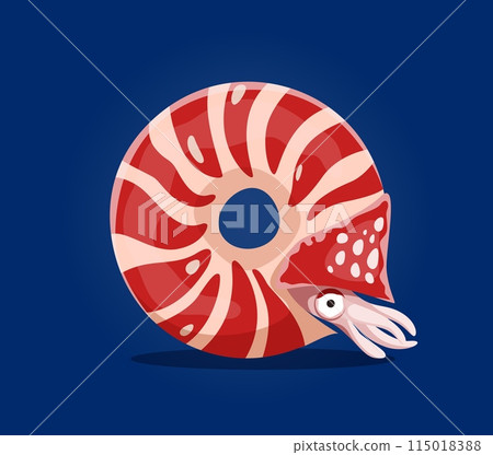 Sea animals in underwater font, letter Q as cuttlefish cartoon character, vector undersea alphabet. Sea animals font and ocean ABC typeface of funny cuttlefish in shape of letter Q for undersea type 115018388