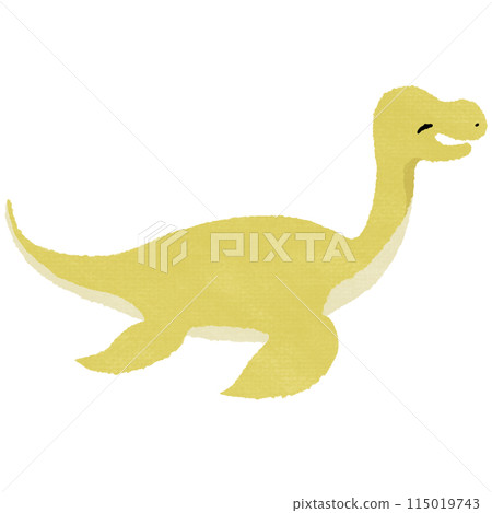 Smiling Plesiosaurus (with texture) 115019743