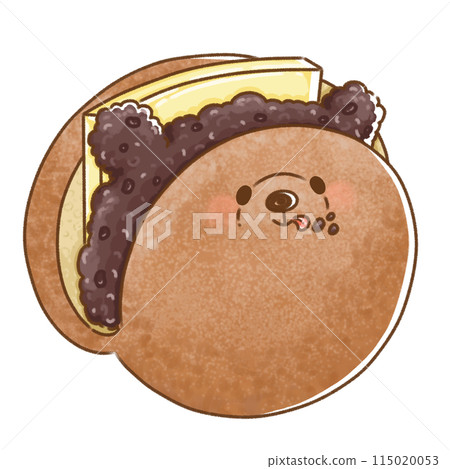 Bean paste and butter bear 115020053