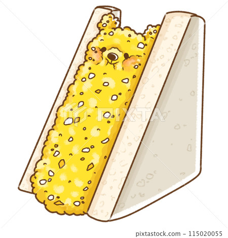 蛋三明治小熊 蛋三明治小熊 115020055