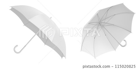 White rain umbrella mockup 115020825