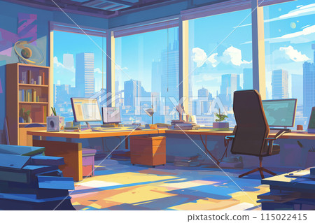 A day in a modern office 115022415
