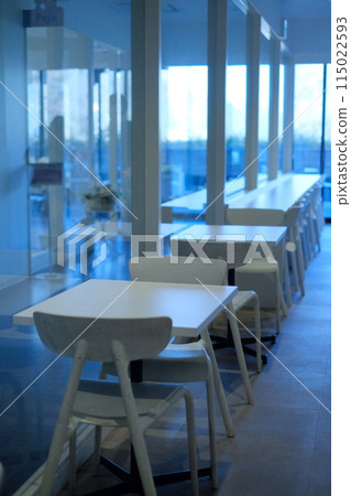 White table and chair White table and chair 115022593