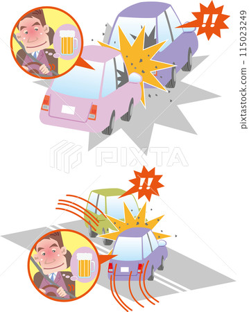 Traffic Safety <Drunk driving, rear-end collisions and head-on collisions (businessman)> Traffic Safety <Drunk driving, rear-end collisions and head-on collisions (businessman)> 115023249