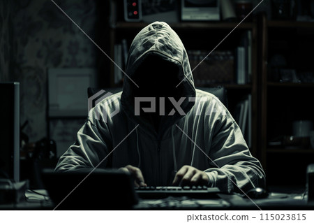 不露面駭客的網路犯罪“人工智慧產生的圖像” 115023815