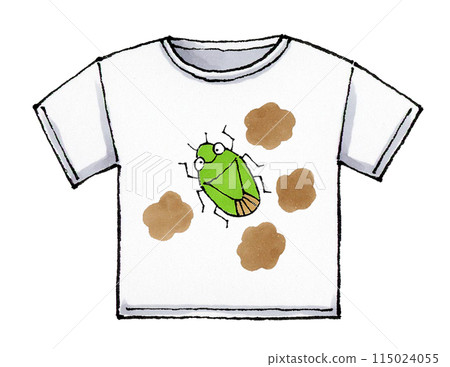 Stink bugs that attach to clothes and give off a foul odor 115024055