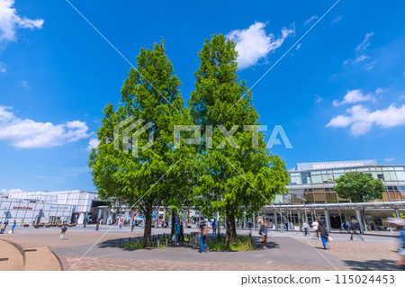 日本橫濱城市景觀五月。新綠葉地鐵、中央南站景觀等=29日 日本橫濱城市景觀五月。新綠葉地鐵、中央南站景觀等=29日 115024453
