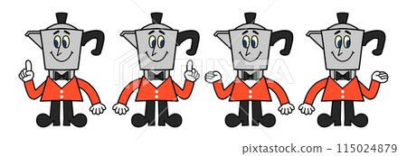 Café Master - Mascot character for the food and beverage industry 115024879