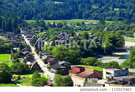 [岐阜縣]從白川鄉城山天文台觀看 115025963