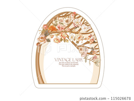 Border, frame, template for product label,  115026678