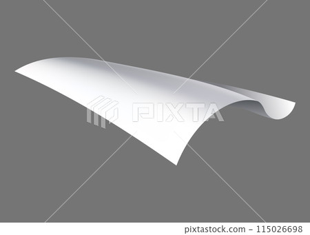 Flying paper page, icon. Falling documents sheet. Curved corner or fly page sheet. Scattered office sheet in motion. Vector cartoon illustration Flying paper page, icon. Falling documents sheet. Curved corner or fly page sheet. Scattered office sheet in motion. Vector cartoon illustration 115026698