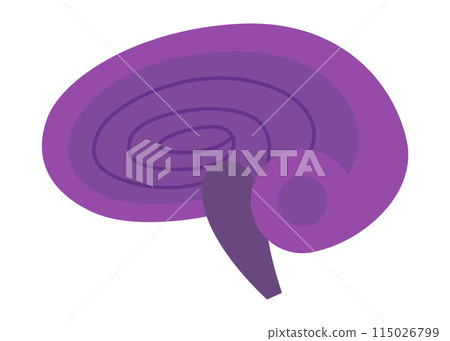 Human brain icon. Creation and idea concept element. Science innovation, machine learning, ai or new technology development. Human brain health startup 115026799