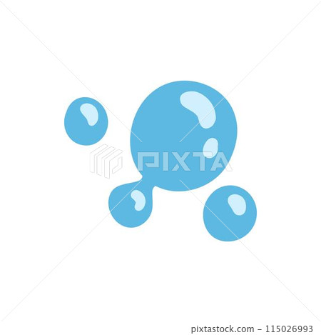 Cartoon blue dripping water drop, splash, spray and tear. Liquid flow, wave, stream and puddle. Nature water motion shape vector. Illustration of rain water drop, liquid splash Cartoon blue dripping water drop, splash, spray and tear. Liquid flow, wave, stream and puddle. Nature water motion shape vector. Illustration of rain water drop, liquid splash 115026993
