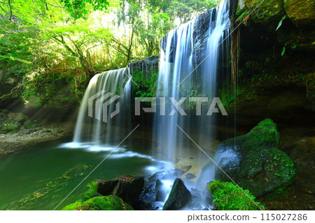 [熊本縣]鍋瀑布的夢幻水幕和燈光淋浴 115027286