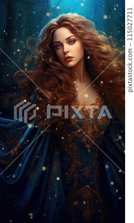 woman in desert 115027711