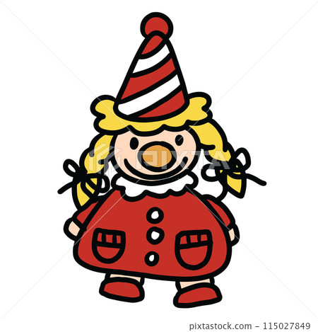 Hand drawn clown for circus, amusement park, cartoon, character, comic, mascot, plush toy, doll, sticker, tattoo, logo, icon, print, standee, decoration, festival, kids, children, social media post Hand drawn clown for circus, amusement park, cartoon, character, comic, mascot, plush toy, doll, sticker, tattoo, logo, icon, print, standee, decoration, festival, kids, children, social media post 115027849