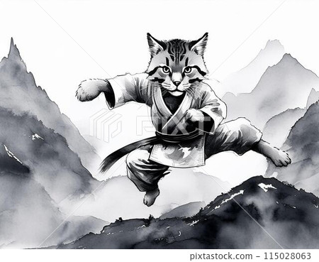 Tiger, a martial artist who has mastered martial arts Tiger, a martial artist who has mastered martial arts 115028063