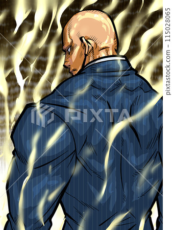 Illustration of a man in a suit 115028065