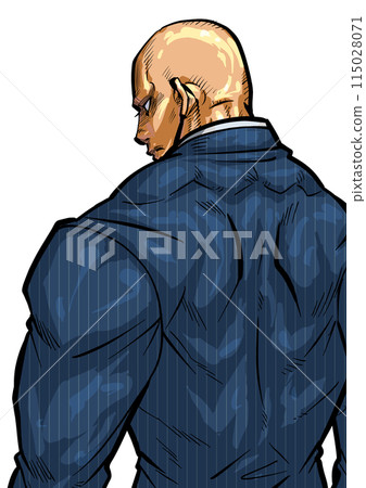Illustration of a man in a suit Illustration of a man in a suit 115028071