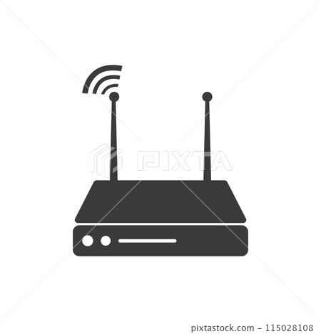 Wireless icon flat design 115028108