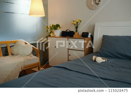 Interior of Cozy Bedroom 115028475
