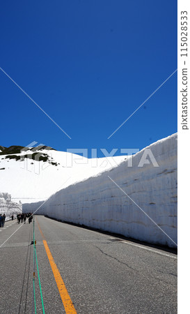 Snow Valley_Tateyama Kurobe Alpine Route Snow Valley_Tateyama Kurobe Alpine Route 115028533