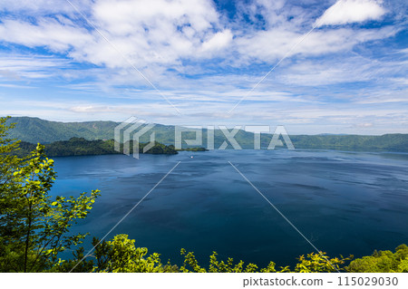 [Lake Towada, Aomori Prefecture] View from Kankodai 115029030