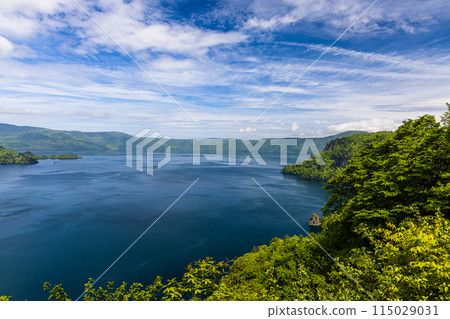 [Lake Towada, Aomori Prefecture] View from Kankodai 115029031
