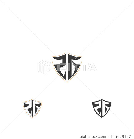 Alphabet letters Initials Monogram logo GZ, ZG 115029167