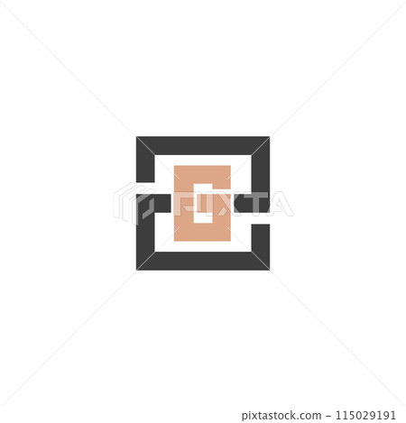 Alphabet letters Initials Monogram logo GZ, ZG 115029191