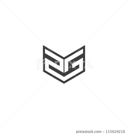 Alphabet letters Initials Monogram logo GZ, ZG Alphabet letters Initials Monogram logo GZ, ZG 115029218