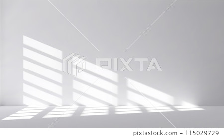 Blank White Room Interior with Natural Lighting. Blank White Room Interior with Natural Lighting. 115029729