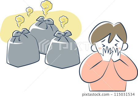 被惡臭垃圾困擾的人們 被惡臭垃圾困擾的人們 115031534