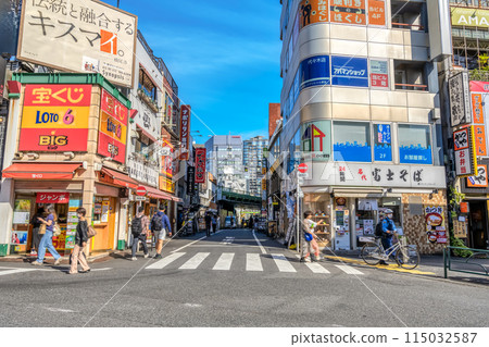 東京代代木站澀谷區的都市景觀 115032587