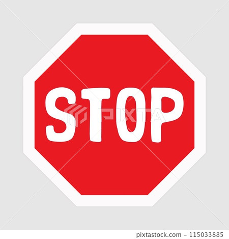 traffic sign, Cautionary stop 115033885