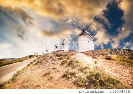 windmills in Consuegra 115034726