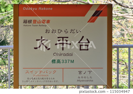 Oodai Station name display Oodai Station name display 115034947
