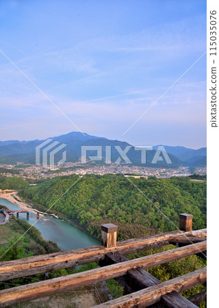 《岐阜縣》中津川市苗城遺址風景 《岐阜縣》中津川市苗城遺址風景 115035076