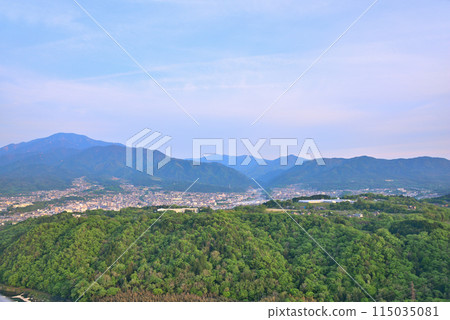 《岐阜縣》中津川市苗城遺址風景 《岐阜縣》中津川市苗城遺址風景 115035081