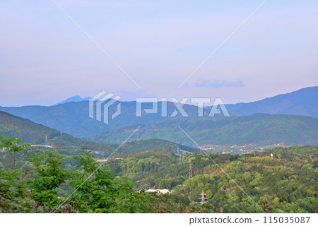《岐阜縣》中津川市苗城遺址風景 115035087