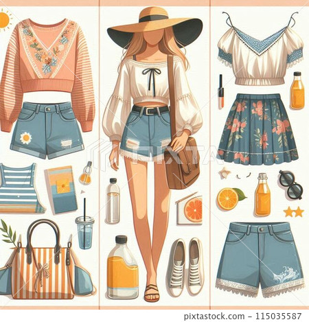 Summer outfit lookbook 115035587
