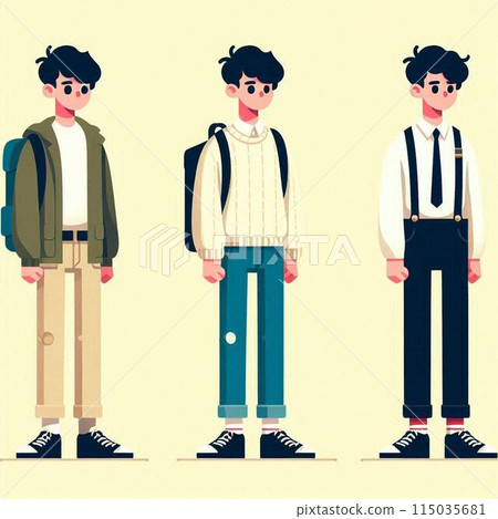 男士 3 種不同搭配選擇 男士 3 種不同搭配選擇 115035681