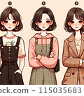 女孩的 3 種不同搭配選擇 115035683