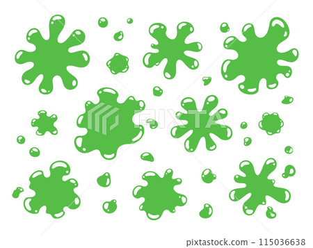 卡通風格阿米巴插畫素材集 115036638
