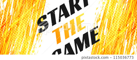 Abstract Sports Background with Orange Brushstrokes and Halftone Effect. Dynamic Grunge Background Design Abstract Sports Background with Orange Brushstrokes and Halftone Effect. Dynamic Grunge Background Design 115036773