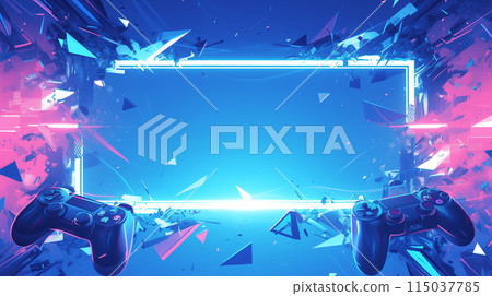 eSports frame background material illustration "AI generated image" eSports frame background material illustration "AI generated image" 115037785