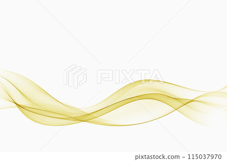 Stream of abstract transparent green wave. Stream of abstract transparent green wave. 115037970