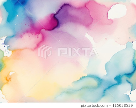 Abstract watercolor background. Hand-drawn illustration for your design. 115038539