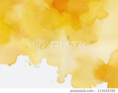 Abstract yellow and white watercolor background. Texture paper. Hand drawn illustration. Abstract yellow and white watercolor background. Texture paper. Hand drawn illustration. 115038788