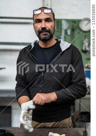 A conceptual image on safety at work A conceptual image on safety at work 115038880